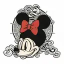 mickey mouse tattoo design idea