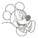 mickey mouse tattoo design idea