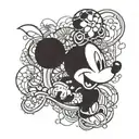 mickey mouse tattoo design idea