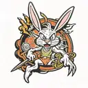 cartoons  bugs bunny tattoo design idea