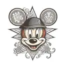mickey mouse tattoo design idea