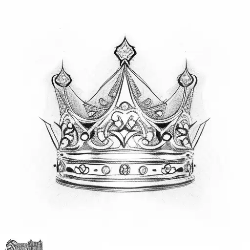 King's Crown tattoo design idea