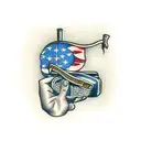 harmonica tattoo design idea