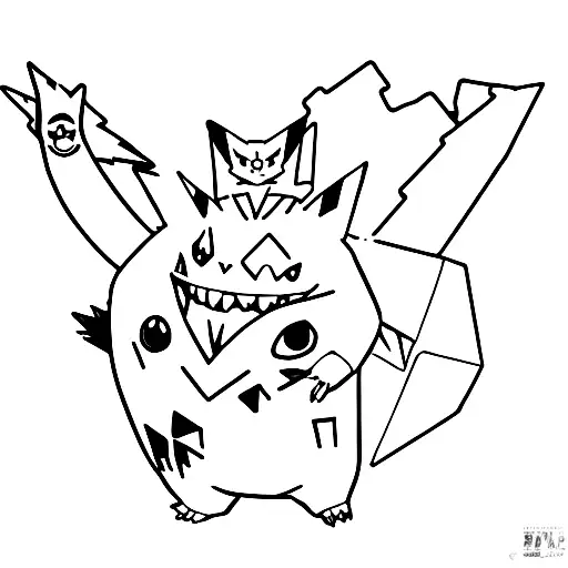 pokemon,gengar,mimikyu tattoo design idea