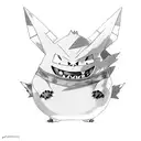 pokemon,gengar,mimikyu tattoo design idea