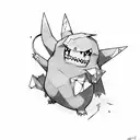 pokemon,gengar,mimikyu tattoo design idea