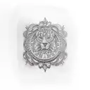 lean cup tattoo design idea