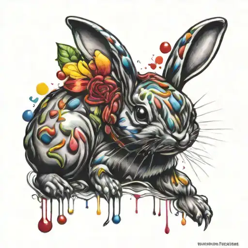 jelly bean playboy tattoo design idea