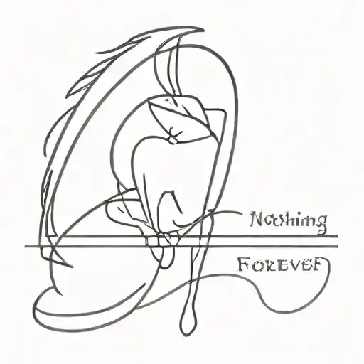 nothing lasts forever masculine tattoo tattoo design idea