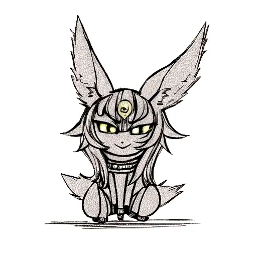 Anubis tattoo design idea