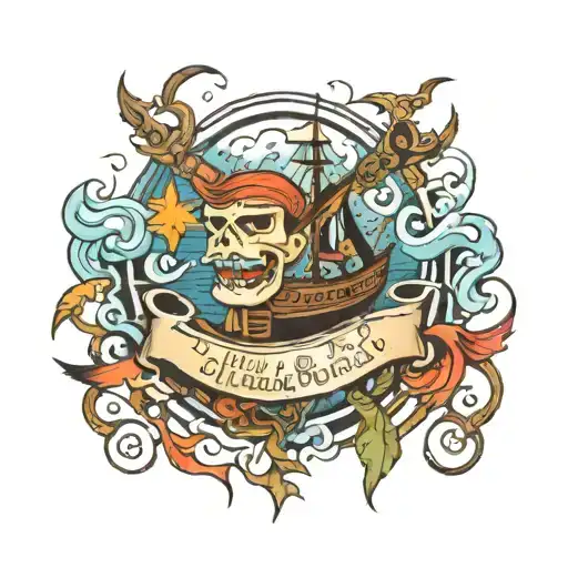 a song lyric from noah Kahan lyrics "i'll build a boat for when the rivers get high" tattoo design idea