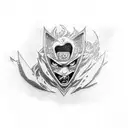 Madara Uchiha tattoo design idea