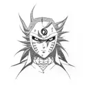 Madara Uchiha tattoo design idea