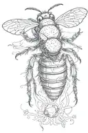 bumble bee tattoo design idea