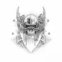 Sic Parvis Magna tattoo design idea