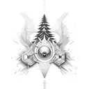 bosque tattoo design idea