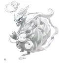 The pokemon suicune tattoo design idea