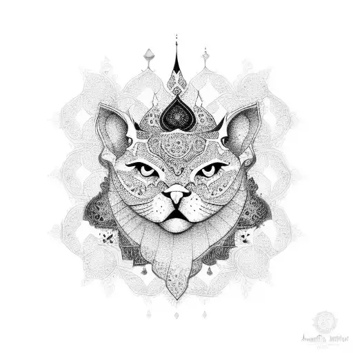iranian royal  tattoo design idea