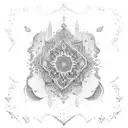 iranian royal  tattoo design idea