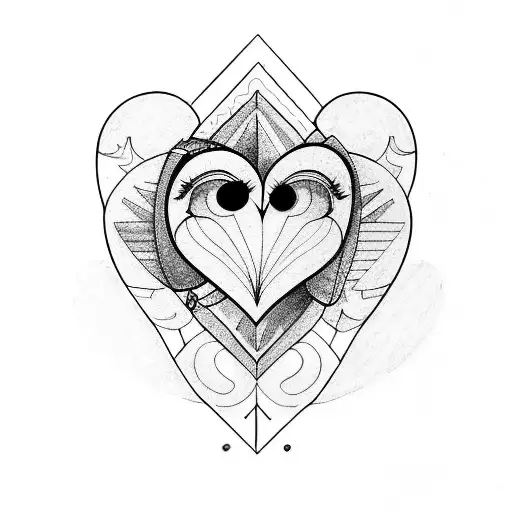 heart crying grief blue tattoo design idea