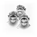 three wise monkeys tattoo design idea