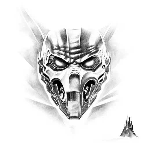 mortal kombat tattoo design idea