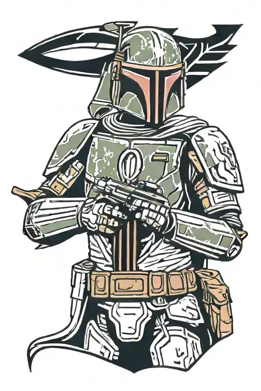 Boba fett, Star Wars tattoo design idea