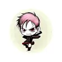 Gaara from Naruto tattoo design idea