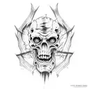 evil dead  tattoo design idea