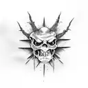 evil dead  tattoo design idea