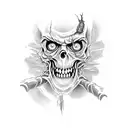 evil dead  tattoo design idea