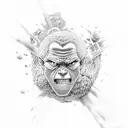 jujutsu kaisen animes tattoo design idea