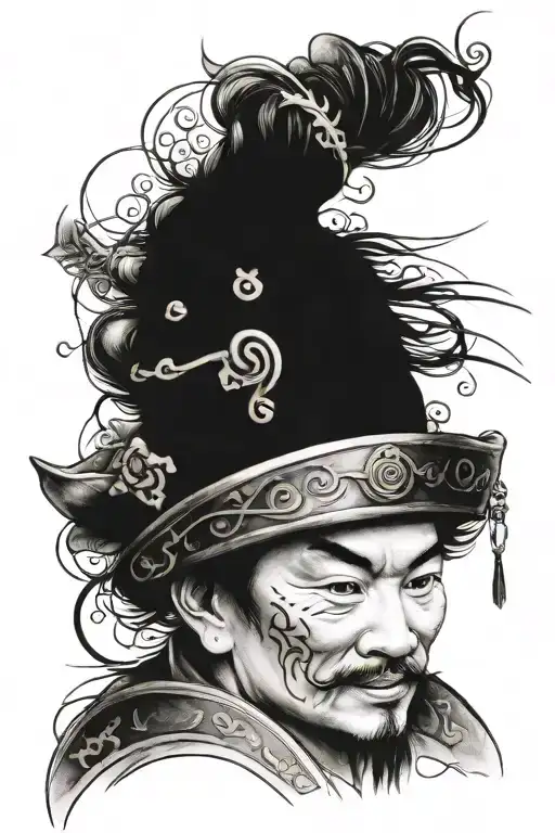 zeuz i jing jang tattoo design idea