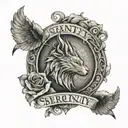 Serenity Courage Wisdom tattoo design idea