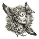 Serenity Courage Wisdom tattoo design idea