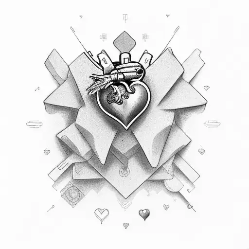 heart, infinity loop, hawk, I will never not remember you script  tattoo design idea