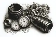 marriage date tattoo design idea