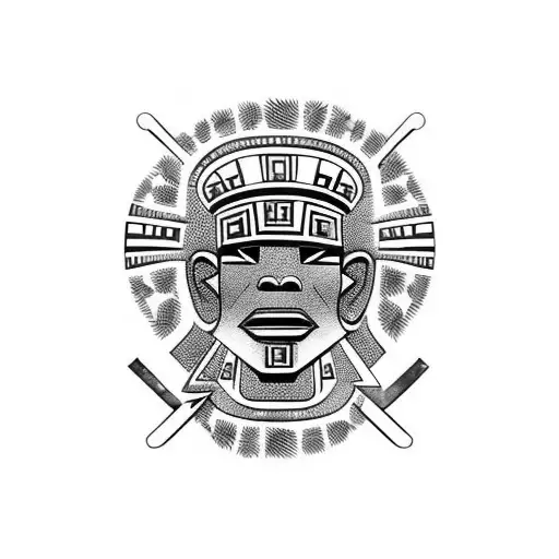 Taino artworks tattoo design idea