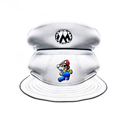 Super Mario's cap tattoo design idea