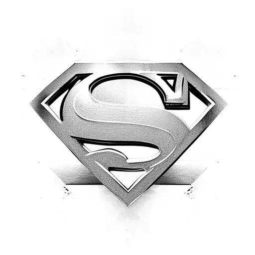 superman tattoo design idea