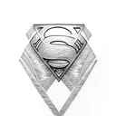 superman tattoo design idea