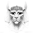 Sekhmet the Egyptian godess tattoo design idea
