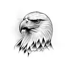Eagle tattoo design idea