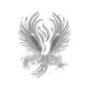 Phoenix tattoo design idea