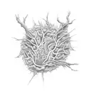 neurone tattoo design idea