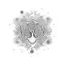 neurone tattoo design idea