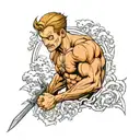 Escanor tattoo design idea