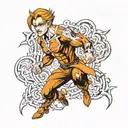 Escanor tattoo design idea
