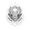 cyber sigils tattoo design idea