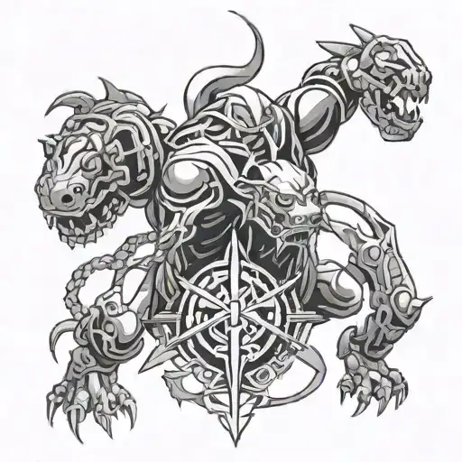 full metal alchemist tattoo design idea